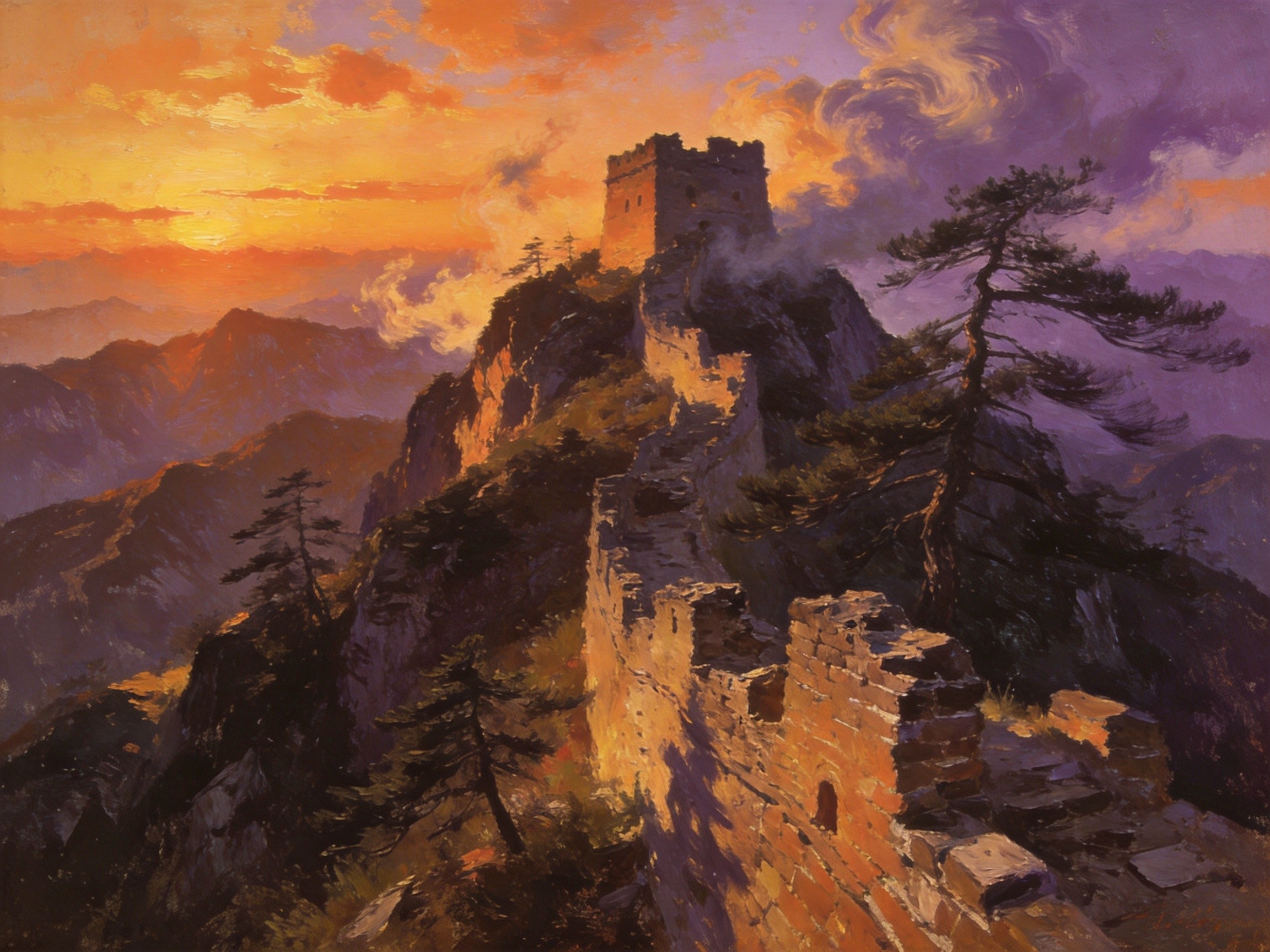 闯王寨古垒·松涛回荡金钟山